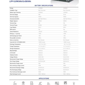 SVOLT 106Ah 5 kWh Wall Mount Lithium Battery