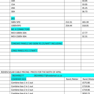 CABLE AND SOLAR ACCESSORY