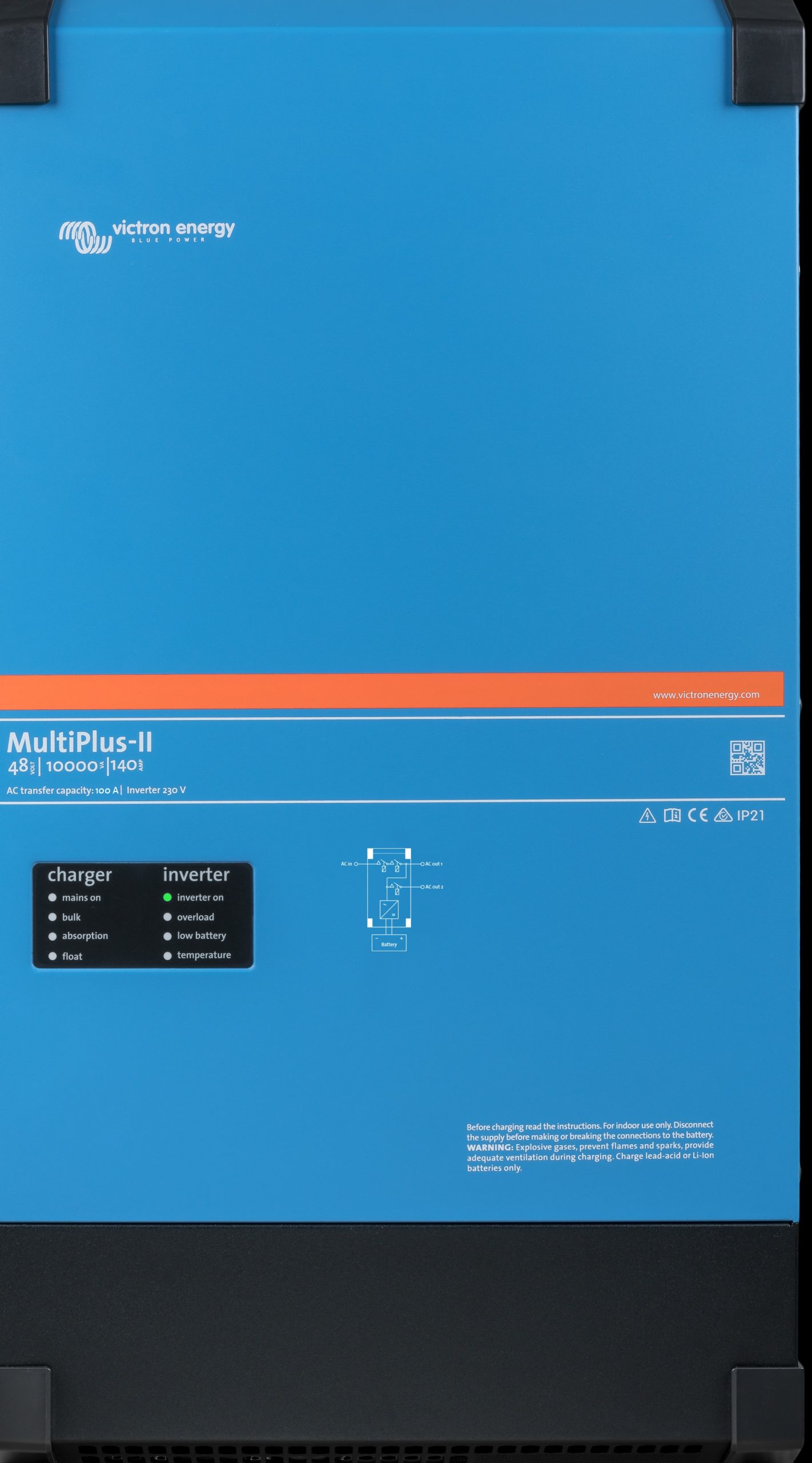Victron MultiPlus-II 48/10000/140-100 230V ( Can parallel with transfer switch application )