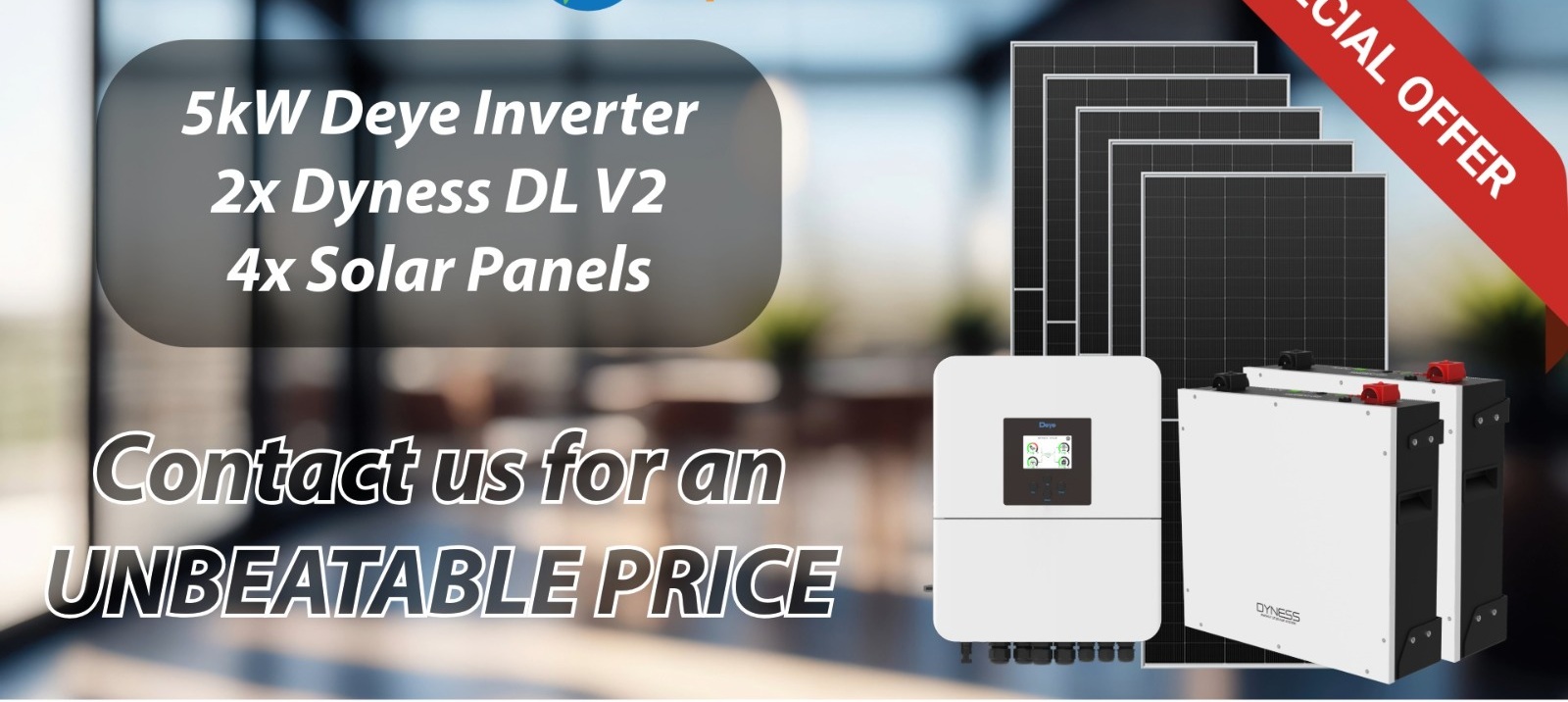 solar inverter and battery combo system
