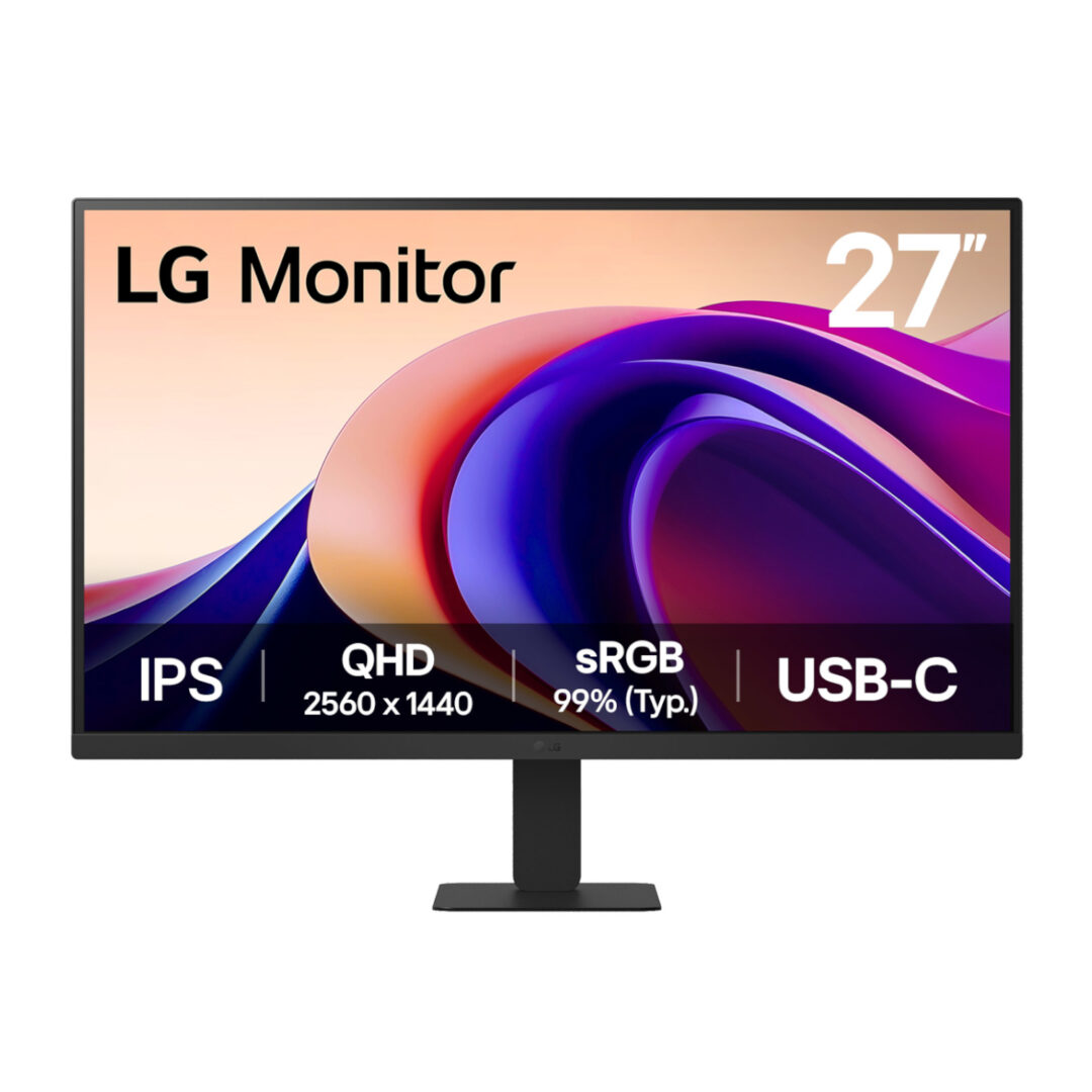 27U631A B.AFBQ LG 27 QHD IPS Panel Monitor with USB C 100Hz wr 01a.jpg