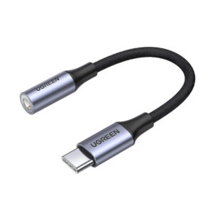 AV161 80154 UGreen USB Type C to 3.5mm 10cm Adapter Grey wr 02.jpg