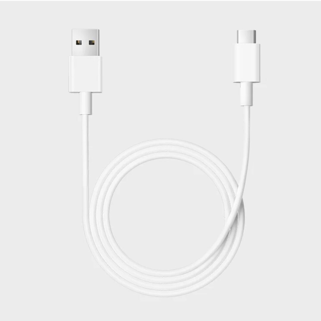BHR087GGL Xiaomi 3A USB A to USB Type C Cable 1M White wr 02a.jpg
