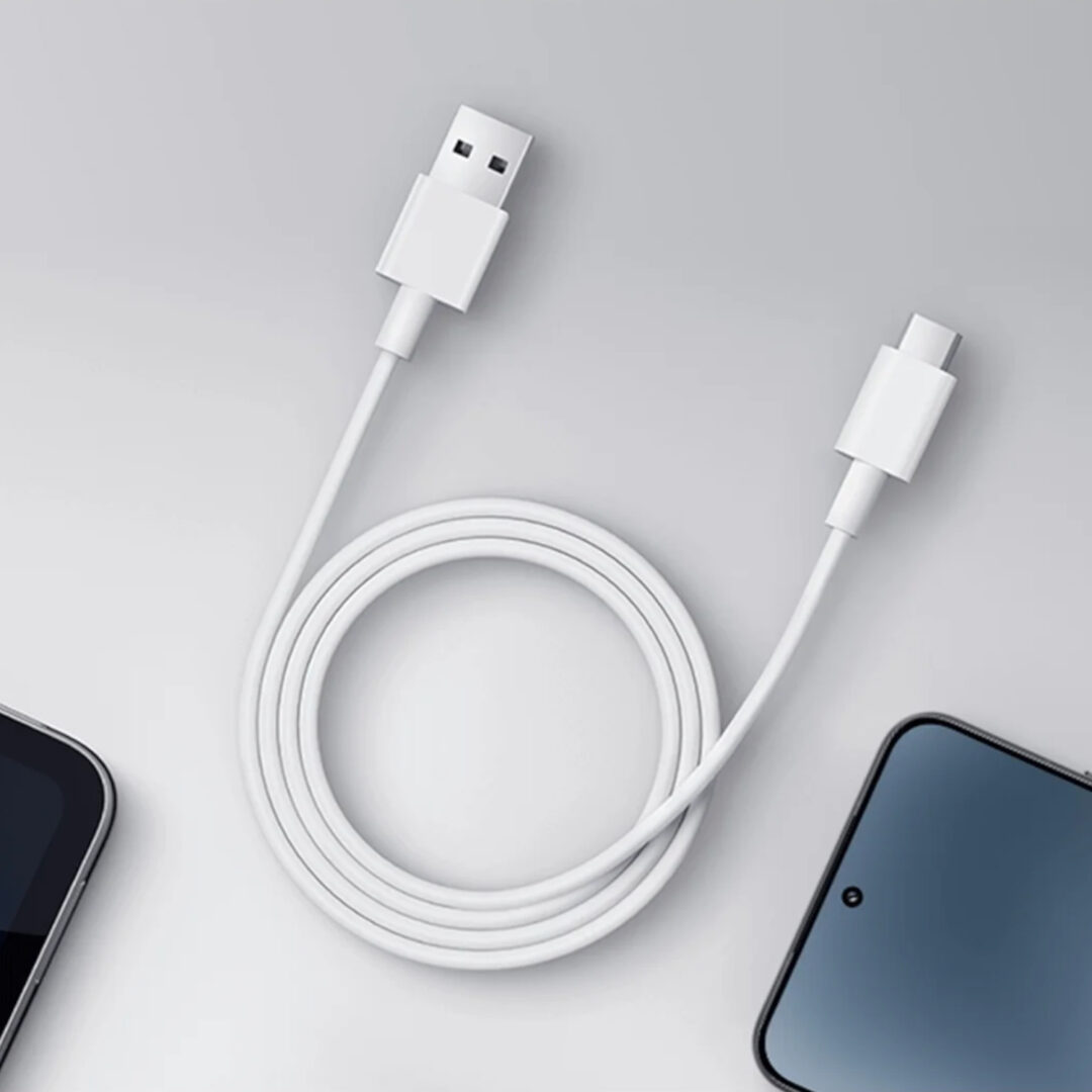 BHR087GGL Xiaomi 3A USB A to USB Type C Cable 1M White wr 05a.jpg