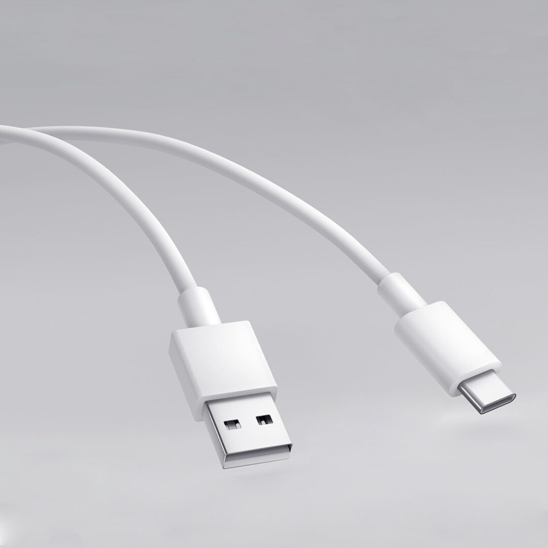 BHR087GGL Xiaomi 3A USB A to USB Type C Cable 1M White wr 06a.jpg