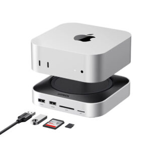 CM841 65487 UGREEN Mac Mini M4 11 in 1 Dock with SSD Enclosure Silver wr 01a.jpg