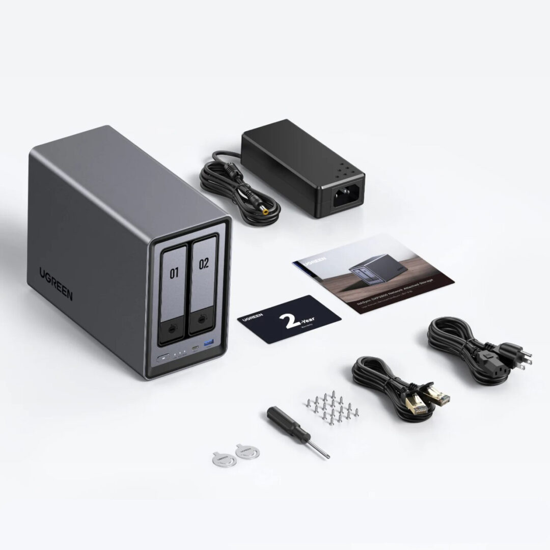 DXP2800 16TB V2 UGreen NASync DXP2800 2 Bay NAS with Seagate Ironwolf NAS 16TB SATA Hard Drive V2 Bundle 2x 8TB wr 05a.jpg