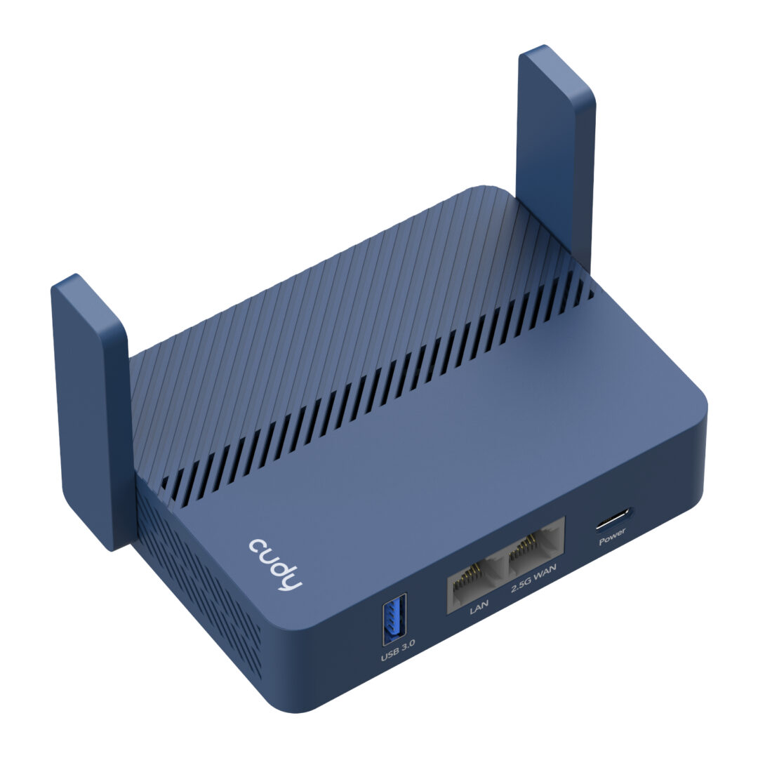 TR3000 Cudy AX3000 2.5G Wi Fi 6 Mini VPN Travel Router TR3000 Navy Blue wr 03a.jpg
