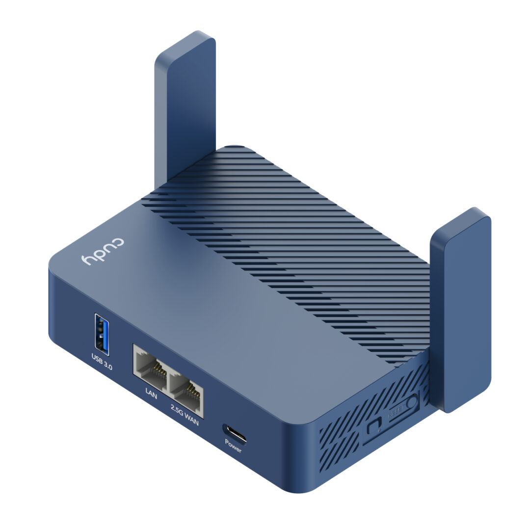 TR3000 Cudy AX3000 2.5G Wi Fi 6 Mini VPN Travel Router TR3000 Navy Blue wr 04a.jpg
