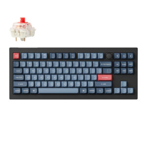 V3M D1 Keychron V3 Max QMK VIA 80 Wireless Custom Mechanical Keyboard Red Switch – Carbon Black wr 01a.jpg