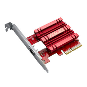 XG C100C V3 ASUS XG C100C V3 10Gbps PCIe Network Adapter RJ45 Red wr 01.jpg